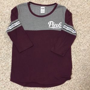 PINK by Victoria’s Secret 3/4 sleeve t shirt